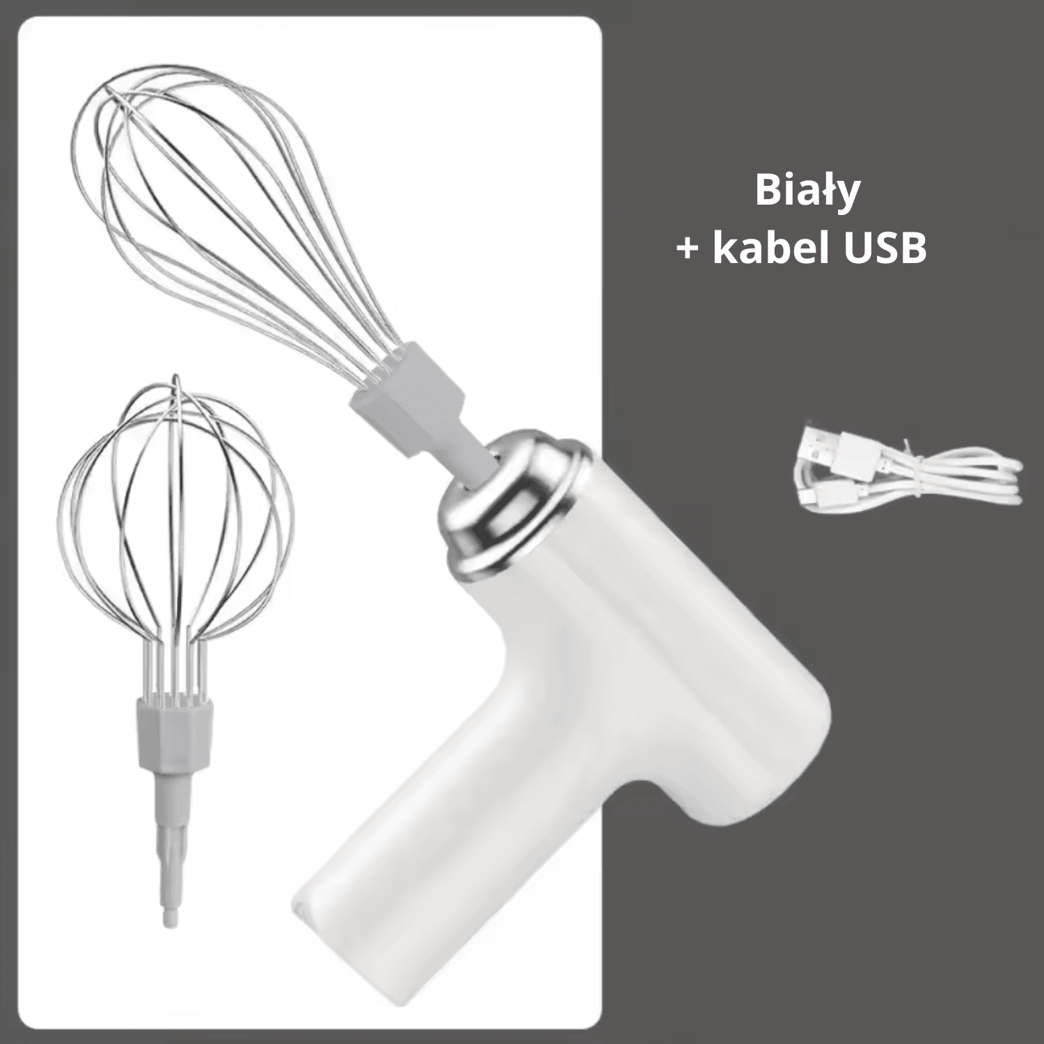 Bezprzewodowy mikser USB-C "NeoBlend". Wzmocniony silnik 15W. Długa praca na jednym ładowaniu dzięki akumulatorowi 1200 mAh