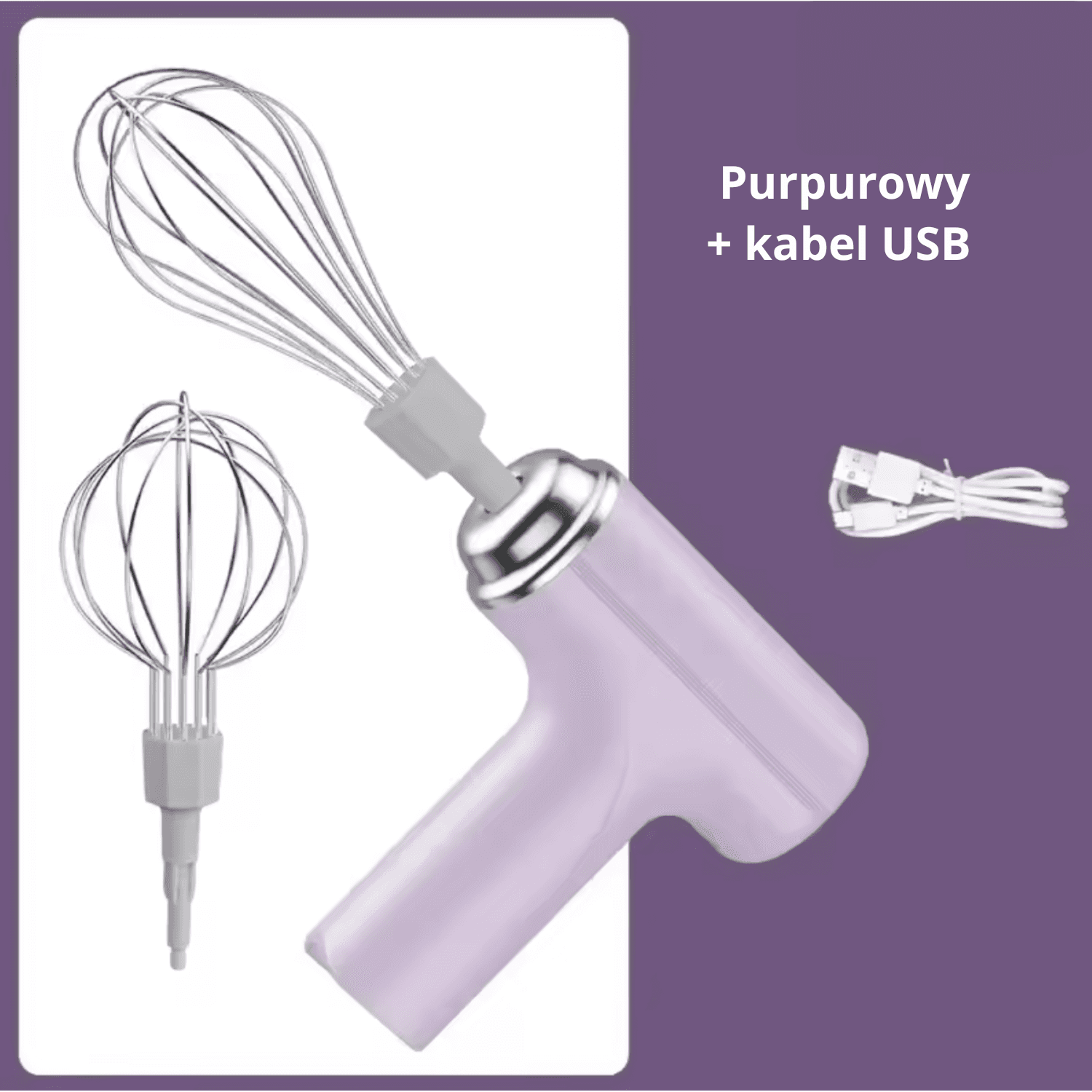 Bezprzewodowy mikser USB-C "NeoBlend". Wzmocniony silnik 15W. Długa praca na jednym ładowaniu dzięki akumulatorowi 1200 mAh