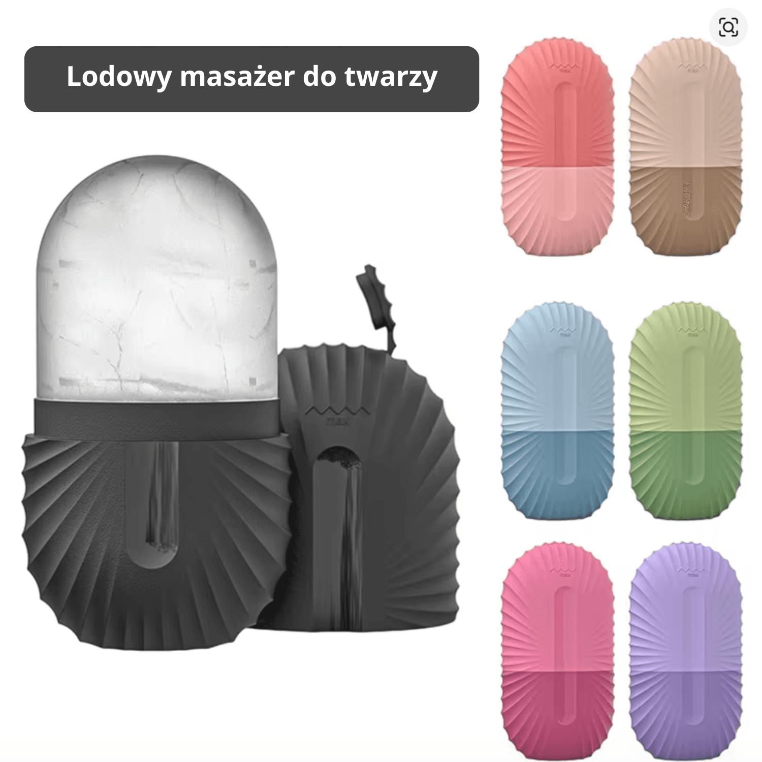 Chłodzący masażer do twarzy ❄️ 🥶