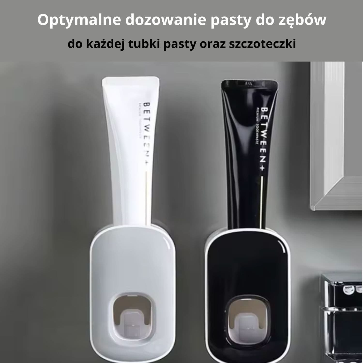 Próżniowy dozownik pasty do zębów