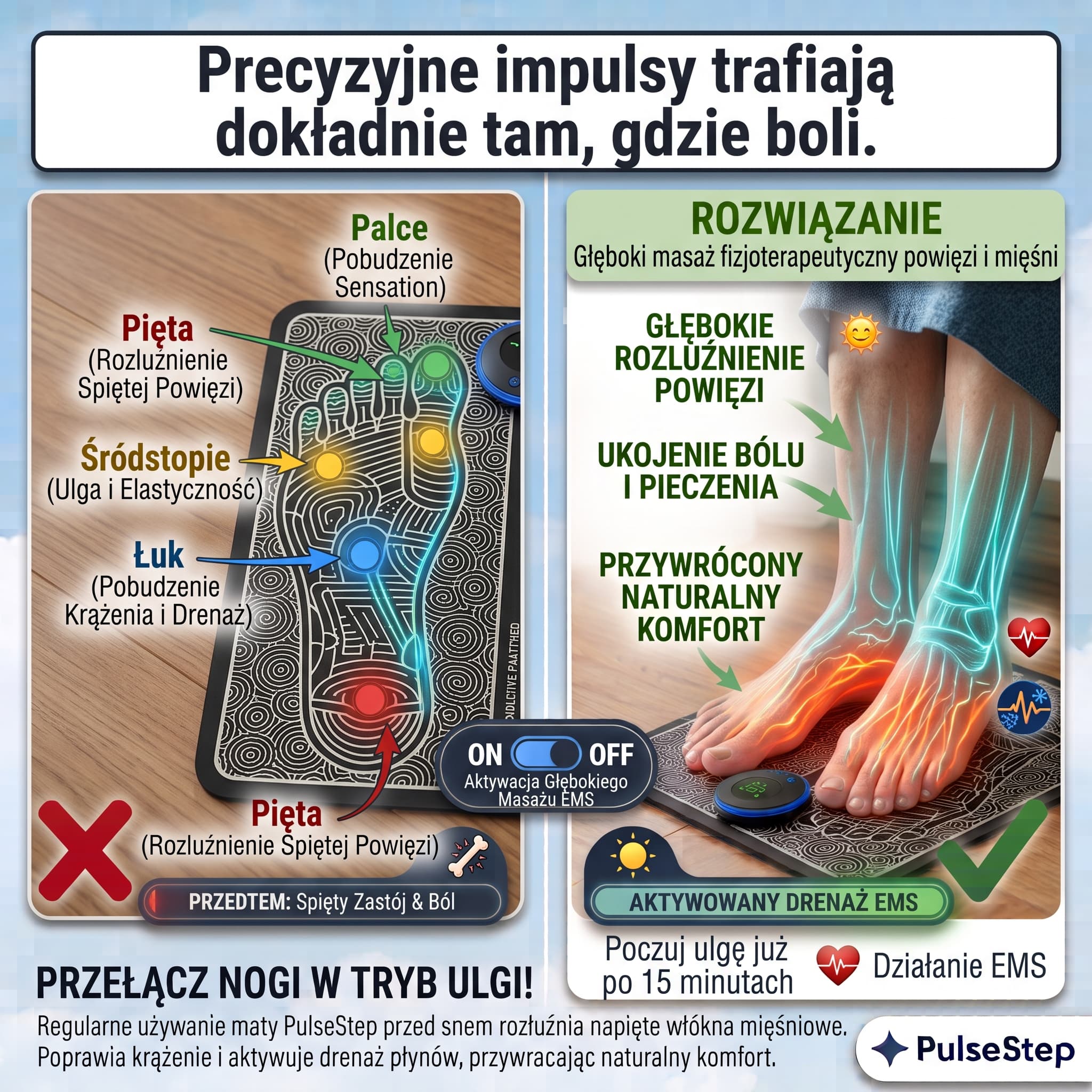 PulseStep™ PRO System Elektrostymulacji Neuromięśniowej (NMES/EMS). Gwarancja 24 miesiące!
