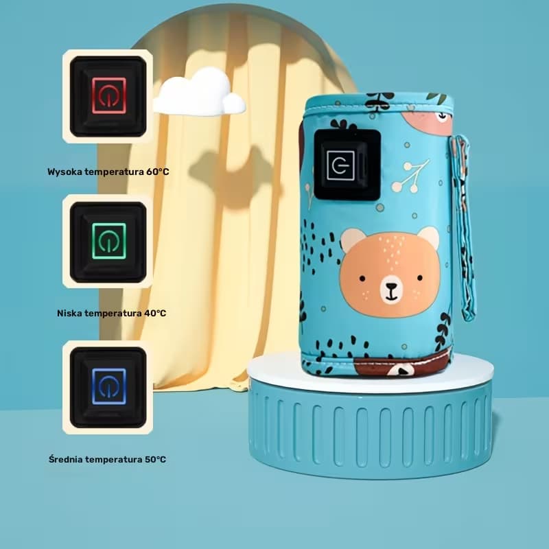 Inteligentny podgrzewacz USB "Warmie"
🍼👶 Kabel zasilający USB-C w zestawie!