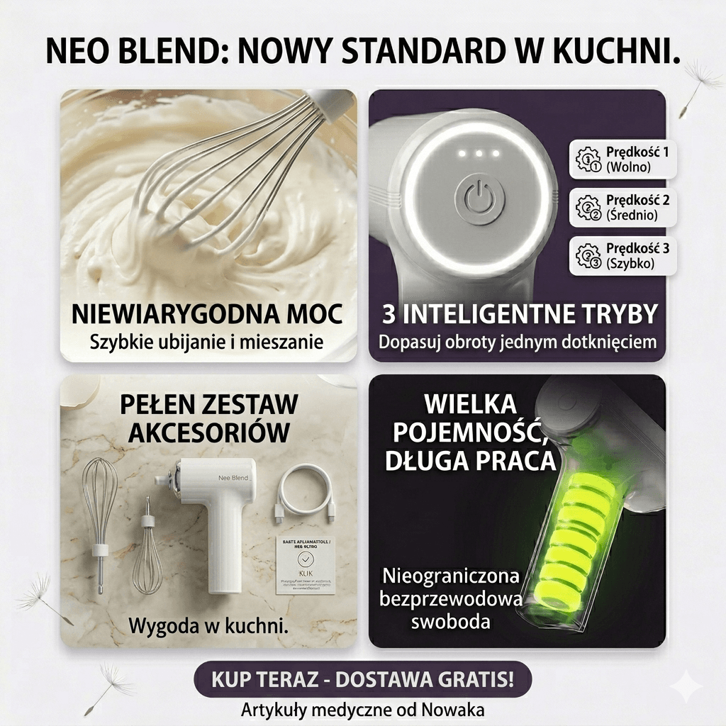 NeoBlend PRO 2026: Bezprzewodowy System Miksujący Nowej Generacji.