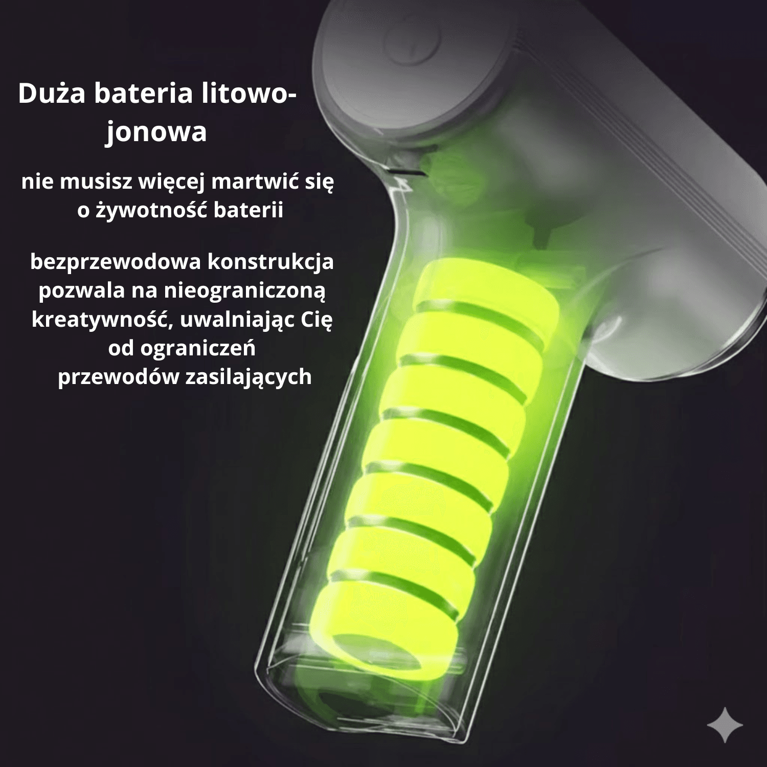 Bezprzewodowy mikser USB-C "NeoBlend". Wzmocniony silnik 15W. Długa praca na jednym ładowaniu dzięki akumulatorowi 1200 mAh